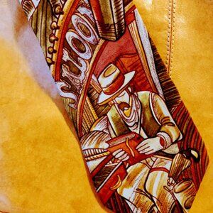 The BEATLES Rocky Racoon Brown Signature Motif Tie